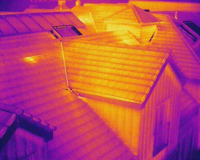 Thermal Imaging Roof Survey Image Grantham